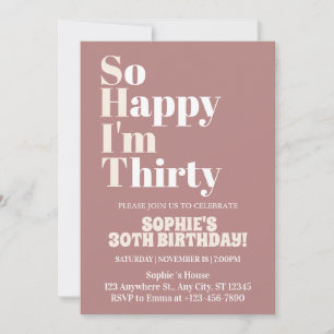 Invitation Je suis heureux d'être Trente Téméraires 30ème ann