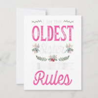 Je suis la plus âgée, je fais la règle, cadeau gra