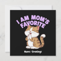 Je suis la préférée de maman : idée cadeau drôle
