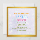 Invitation Je suis la résurrection et la vie (Dos)