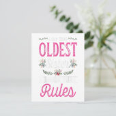 Invitation Je suis le plus ancien, je fais la règle, grande s (Debout devant)