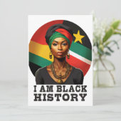 Invitation Je suis Noir Histoire (Debout devant)