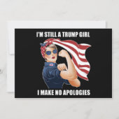 Invitation Je suis toujours une fille de Trump, je ne fais au (Devant)