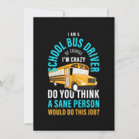 Je suis un conducteur d'autobus scolaire