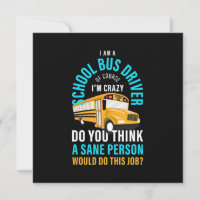 Je suis un conducteur d'autobus scolaire