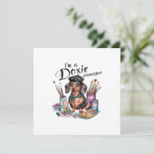 Invitation Je suis un connaisseur de Doxie Dachshund (Debout devant)