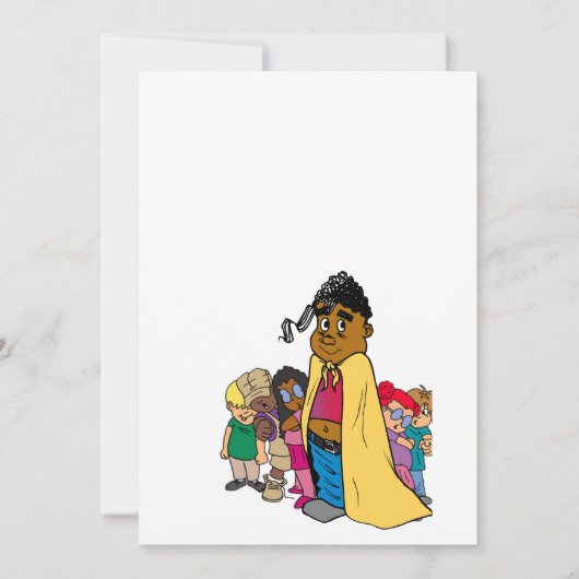 Invitation Je suis un fan des bandes dessinées de CQ (Devant)