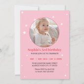 Invitation Je suis une licorne Vous êtes invité à parfumer! (Dos)