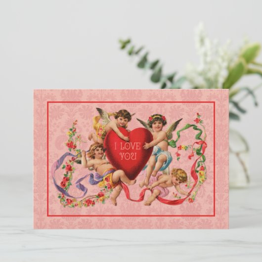 Invitation Je T'Aime (Debout devant)