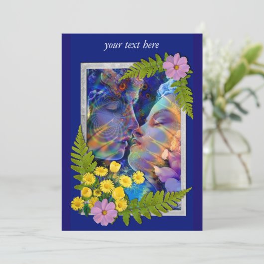 Invitation Je t'aime (Debout devant)