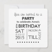 Invitation Je t'aime (Dos)