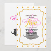 Invitation Je t'aime - boule de laine - Choisir la couleur du (Devant / Derrière)