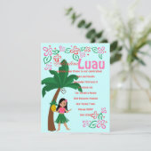 Invitation Je T'Aime Hula (Debout devant)