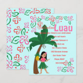 Invitation Je T'Aime Hula (Devant / Derrière)