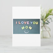 Invitation Je t'aime MoM (Debout devant)