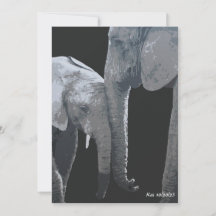 Je t'aime plus, éléphant œuvre d'art originale