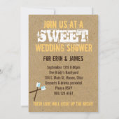 Invitation Je t'aime plus que jamais - douche de mariage (Dos)