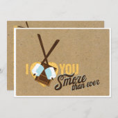 Invitation Je t'aime plus que jamais - Fête de mariage (Devant / Derrière)