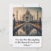 Invitation Je t'aime plus que tout (Dos)