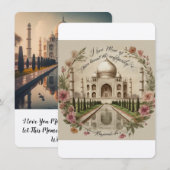 Invitation Je t'aime plus que tout (Devant / Derrière)