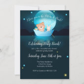 Invitation Je t'aime sur la lune et le dos (Devant)