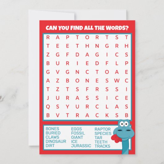 Invitation Je te mâche Saint Valentin (Dos)