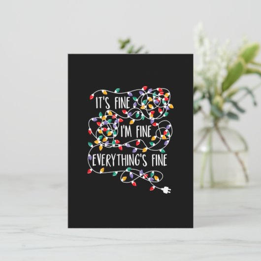 Invitation Je vais bien tout va bien Noël Xm (Debout devant)