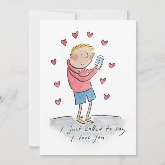 Invitation Je viens de dire que je t'aime (Devant)