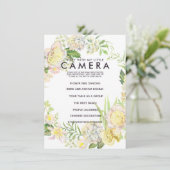 Invitation Je vois avec ma petite caméra Jeu de mariage (Debout devant)