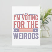 Invitation  Je vote pour les élections Weirdos 2024  (Debout devant)