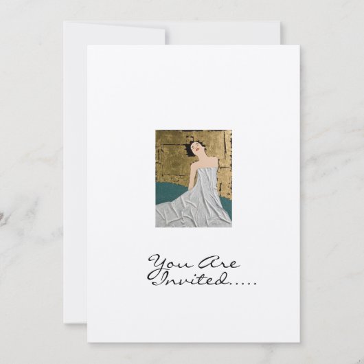 Invitation Je vous espère danse (Devant)