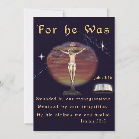 Invitation Jean 3:16 (Devant)