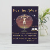 Invitation Jean 3:16 (Debout devant)