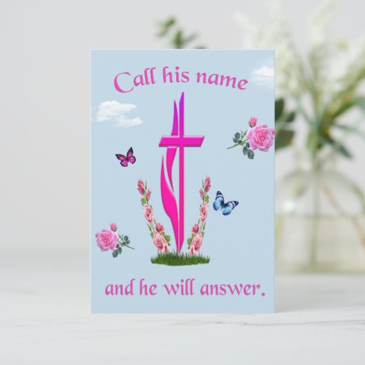 Invitation Jean 3:16 (Debout devant)