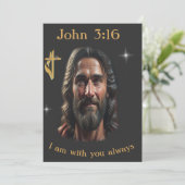 Invitation Jean 3:16 (Debout devant)
