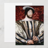 Invitation Jean Clouet - François Ier, Roi de France (Devant / Derrière)