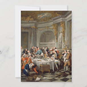 Invitation Jean François de Troy - Le déjeuner des huîtres