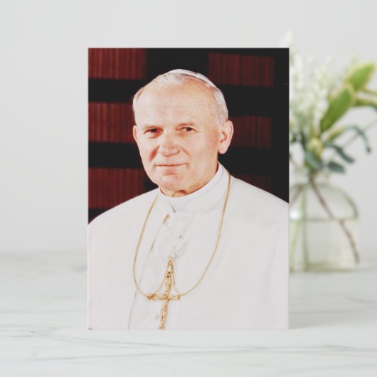 Invitation Jean-Paul II (Debout devant)