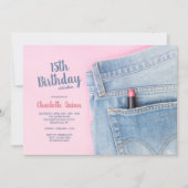 Invitation Jeans Forever Birday Party (Devant)
