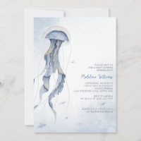Jellyfish Ocean Sea Watercolor Baby shower