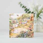 Invitation Jemima Puddle Duck (Debout devant)