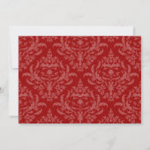 Invitation Jennifer Red Velvet Damask (Dos)