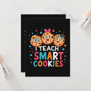 Invitation J'enseigne aux cookies intelligents professeur de