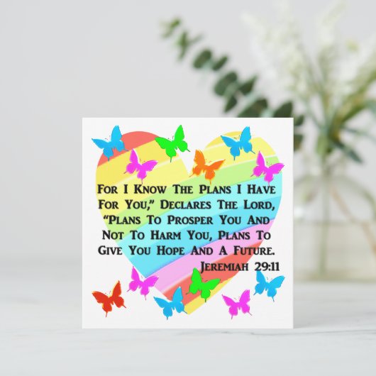 INVITATION JEREMIAH 29:11 (Debout devant)