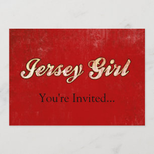 Invitation Jersey Girl