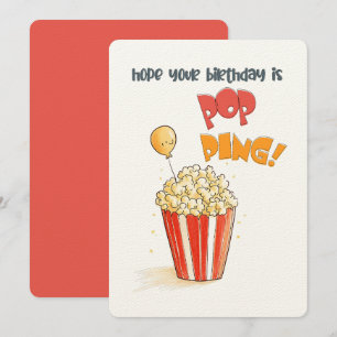 Invitation J'espère que ton anniversaire est en train de vomi