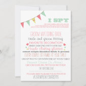 Invitation J'espionne le jeu Mariage (Devant)