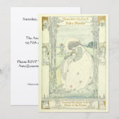 Invitation Jessie Marion King de l'époque victorienne (Devant / Derrière)