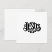 Invitation Jésus (Devant / Derrière)