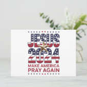 Invitation Jésus 2024 Rendre la prière à l'Amérique (Debout devant)